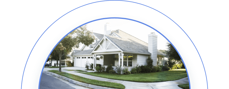 House in a empty suburban street